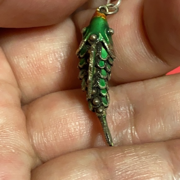 🖤VTG💕Articulate Fish silver earrings - Picture 6 of 10